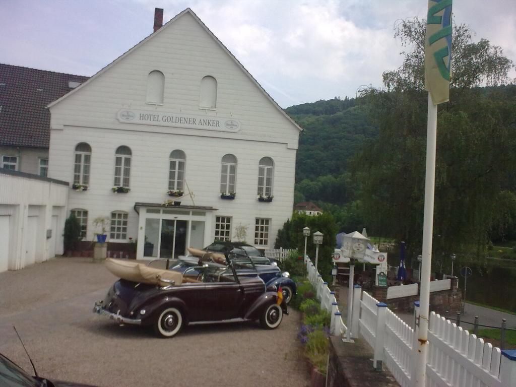 Hotel Goldener Anker Bodenwerder Exterior foto